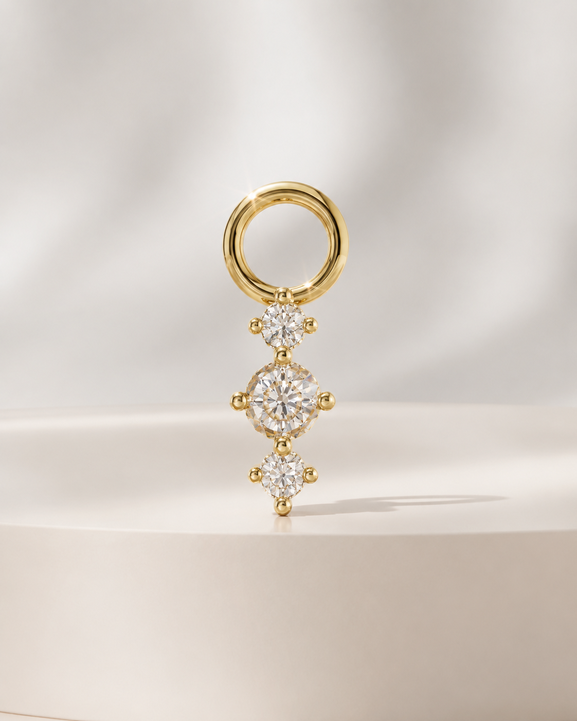 Trio Sparkle Charm
