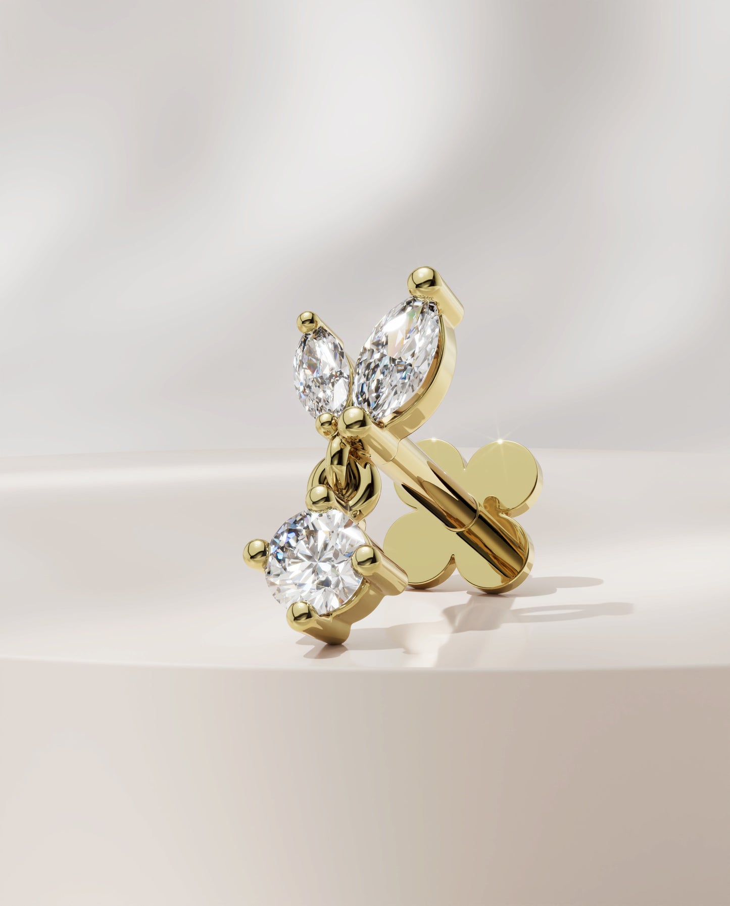 Two Marquise Drop