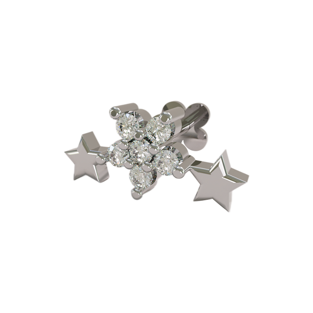 Stellar Bloom Stud