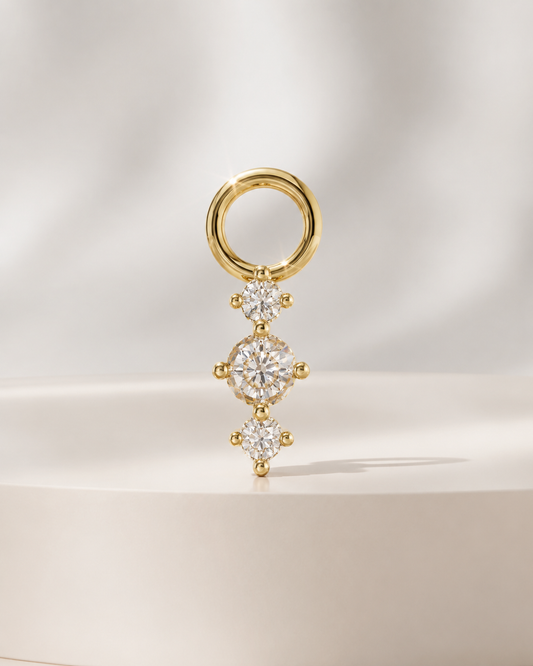 Trio Sparkle Charm